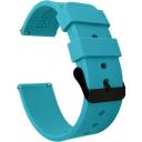 Elite Silicone Watch Band / Strap in Crimson Red w/ Gold Buckle, Width 20mm | Barton
