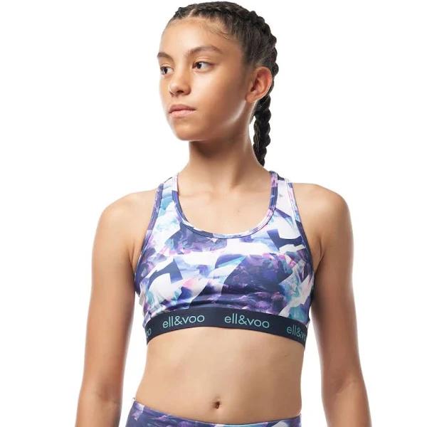 Ell & Voo Girls Natalie Crop Top Print 12