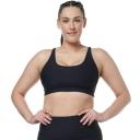 Ell & Voo Womens Trinity Ribbed Sports Bra Camel L