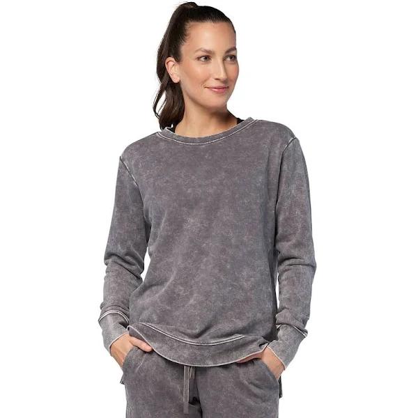 Ell & Voo Womens Vanessa Sweatshirt Grey 3XL @ Rebel Active