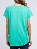 Elm Fundamental V Tee Bright Green / 10