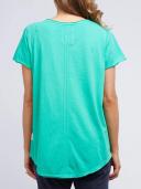 Elm Fundamental V Tee Bright Green / 12