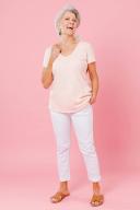 Elm Fundamental Vee Tee Pink