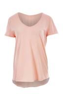 Elm Fundamental Vee Tee Pink