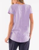 Elm Lifestyle Women's Fundamental Vee Tee - Ice Lilac Size 10