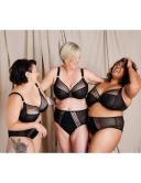 Elomi Black Matilda Underwire Plunge Bra