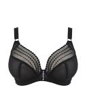 Elomi Black Matilda Underwire Plunge Bra