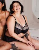 Elomi Black Matilda Underwire Plunge Bra