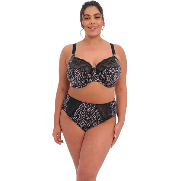 Elomi Bra Black Serengeti Stretch-lace Morgan Underwire Bra 36G