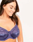 Elomi Cate Full Cup Bra Blue Denim | EL4030DEN | Poinsettia - 36HH Denim