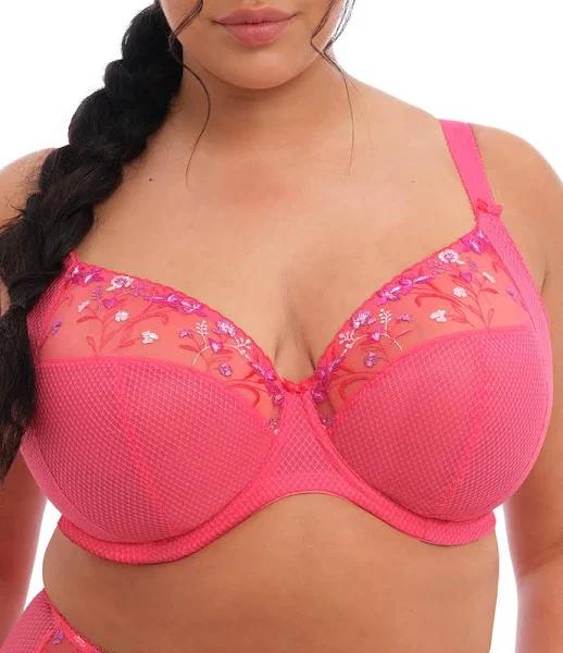 Elomi Charley Underwire Plunge Bra - Honeysuckle - 18G Honeysuckle