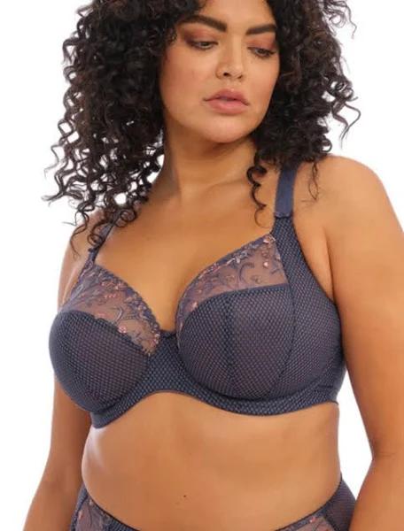 Elomi Charley Underwire Plunge Bra - Storm, 12H