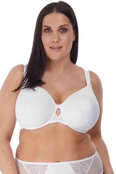 Elomi Charley Underwired Moulded Spacer Bra - White - 12H White