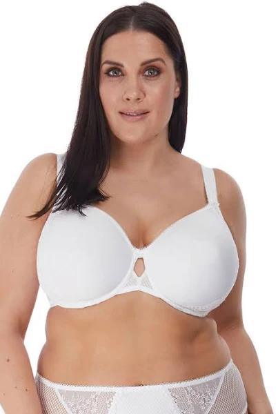 Elomi Charley Underwired Moulded Spacer Bra - White - 16DD White