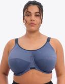 Elomi Energise Sports Bra Vintage Denim / 38D