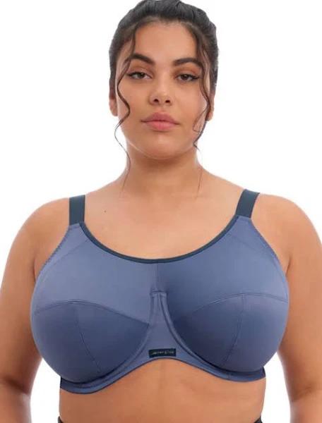 Elomi Energise Sports Bra Vintage Denim / 42D