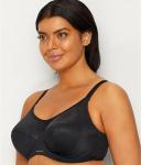 Elomi Energise Underwire Sports Bra, Black
