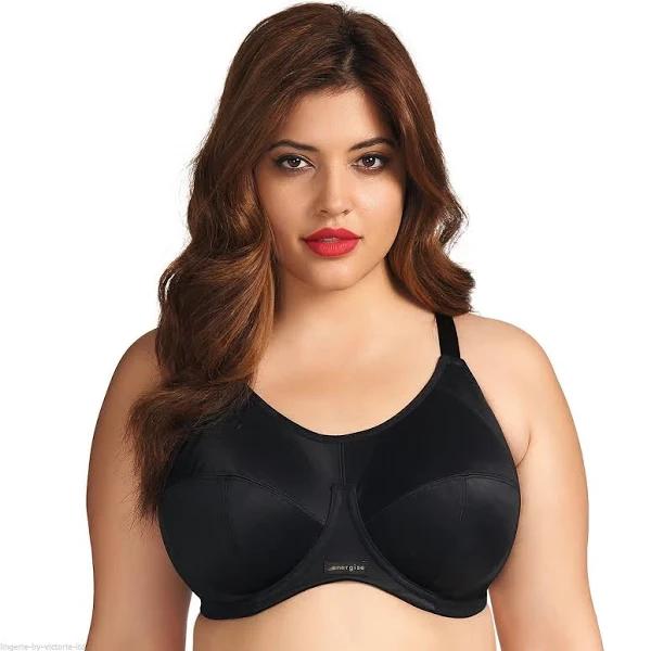 Elomi Energise Underwire Sports Bra, Black