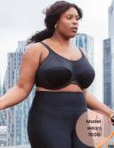 Elomi Energise Underwire Sports Bra, Black