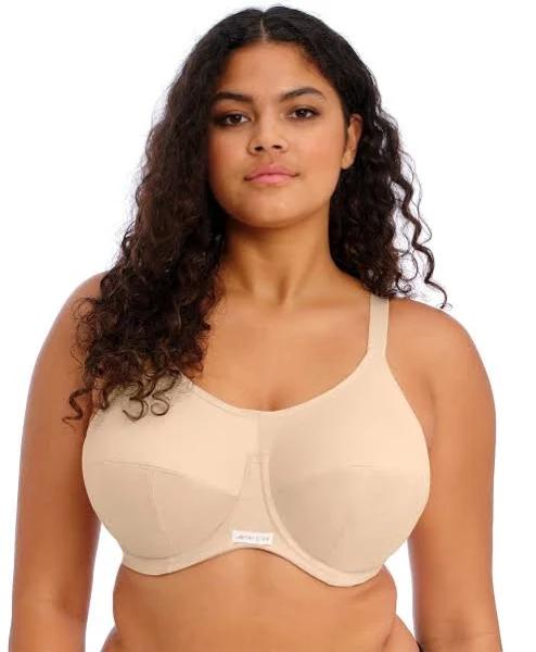 Elomi Energise Underwire Sports Bra, Nude