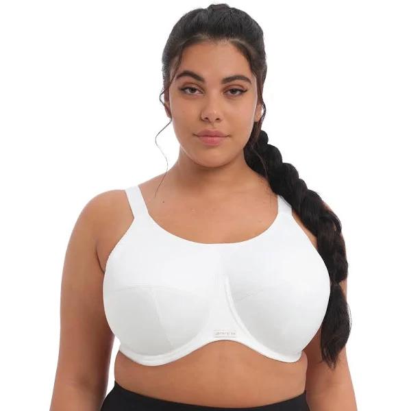Elomi Energise Underwire Sports Bra, White