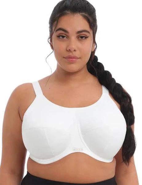 Elomi Energise Underwire Sports Bra, White