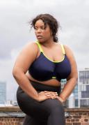 Elomi Energise Underwire Sports Bra with J Hook, Navy