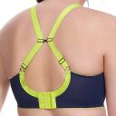Elomi Energise Underwire Sports Bra with J Hook, Navy (EL8041) 44D