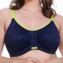 Elomi Energise Underwire Sports Bra with J Hook, Navy (EL8041) 44D
