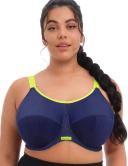 Elomi Energise Underwire Sports Bra with J Hook, Navy (EL8041) 44D
