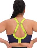 Elomi Energise Underwire Sports Bra with J Hook, Navy (EL8041) 44D