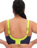 Elomi Energise Underwire Sports Bra with J Hook, Navy (EL8041) 44D