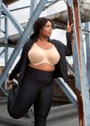 Elomi Energise Underwired Sports Bra - Nude, 42H