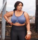 Elomi Energise Underwired Sports Bra - Vintage Denim - 20FF Vintage Denim