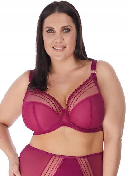 Elomi Matilda Plunge Bra Pink Berry | EL8900BEY | Poinsettia