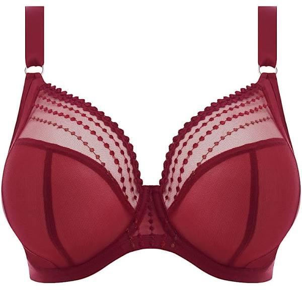 Elomi Matilda Plunge Bra Red Crimson | EL8900CRN | Poinsettia - 32H Crimson
