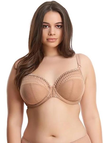 Elomi Matilda Underwire Plunge Bra - Cafe AU Lait