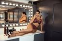Elomi Matilda Underwire Plunge Bra - Cafe AU Lait