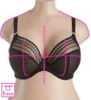 Elomi Matilda Underwired Plunge Bra - Clove - 22E Clove