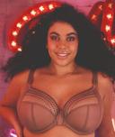 Elomi Matilda Underwired Plunge Bra - Clove - 22F Clove