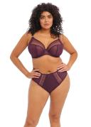 Elomi Matilda Underwired Plunge Bra - Wine Diamond - 12J Wine Diamond