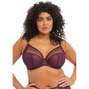 Elomi Matilda Underwired Plunge Bra - Wine Diamond - 18E Wine Diamond