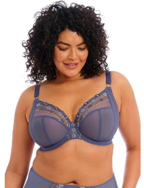 Elomi Matilda UW Plunge Bra Denim Daisy 14E