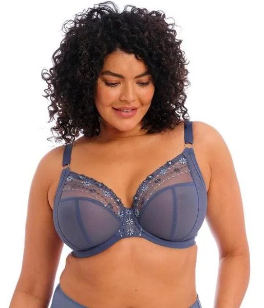 Elomi Matilda UW Plunge Bra Denim Daisy 16JJ
