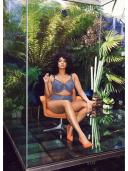 Elomi Matilda UW Plunge Bra Denim Daisy 20H