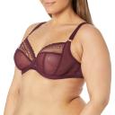 Elomi Matilda UW Plunge Bra Wine Diamond 12GG