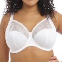 Elomi Morgan Stretch Banded Underwire Bra Women's Bra White : 38DD (US 38dd)