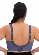 Elomi Plus Size Energise Underwire Sports Bra - Vintage Denim - Size 34GG