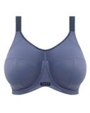 Elomi Plus Size Energise Underwire Sports Bra - Vintage Denim - Size 34GG