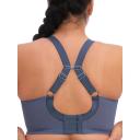 Elomi Plus Size Energise Underwire Sports Bra - Vintage Denim - Size 36FF